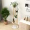5-Tier Corner Plant Shelf For Potted Plant with Golden Metal Frame